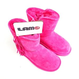 NWT Lamo girls winter snow boots size 3 pink color